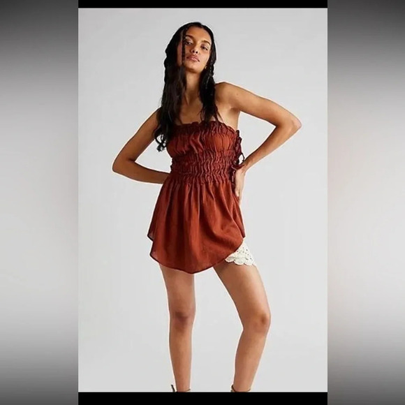 Jen's Pirate Booty Free People x Fleetwood Gauzy Tunic xs - Picture 1 of 6